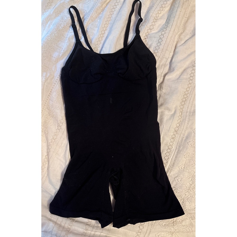 NEW Black Tummy/Thigh Body Slimming Shapewear Suit, Large